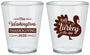 Custom Thanksgiving Plastic Shot Glasses - Talk Turkey To Me | 260046
