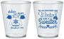 Custom Wedding Plastic Shot Glasses - Christmas Sweater | 265