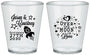 Custom Wedding Plastic Shot Glasses - Over The Moon In Love | 267