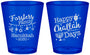 Custom Hanukkah Plastic Shot Glasses - Challah Days | 270004