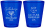 Custom Hanukkah Plastic Shot Glasses - Menorah | 270008