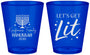 Custom Hanukkah Plastic Shot Glasses - Lets Get Lit | 270020