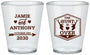 Custom Wedding Plastic Shot Glasses - The Hunt Is Over | 272