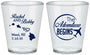 Custom Wedding Plastic Shot Glasses - The Adventure Begins | 278