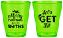 Custom Christmas Plastic Shot Glasses - Lets Get Lit | 280001