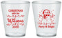 Custom Christmas Plastic Shot Glasses - Snowman | 280002