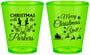 Custom Christmas Plastic Shot Glasses - Reindeer | 280005