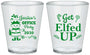 Custom Christmas Plastic Shot Glasses - Lets Get Elfed Up | 280007