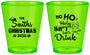 Custom Christmas Plastic Shot Glasses - Elf | 280009