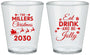 Custom Christmas Plastic Shot Glasses - Eat Drink And Be Jolly | 280010