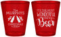 Custom Christmas Plastic Shot Glasses - Wonderful Time For A Beer | 280012