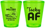 Custom Christmas Plastic Shot Glasses - Tacky Af | 280017