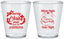 Custom Christmas Plastic Shot Glasses - Silent Night Holy Night | 280018