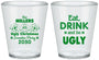 Custom Christmas Plastic Shot Glasses - Ugly Sweater | 280023
