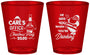 Custom Christmas Plastic Shot Glasses - Santa Claus | 280028