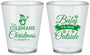 Custom Christmas Plastic Shot Glasses - Cold Outside | 280043