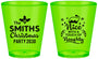 Custom Christmas Plastic Shot Glasses - Touch Of Naughty | 280049