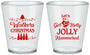 Custom Christmas Plastic Shot Glasses - Let Is Snow | 280050