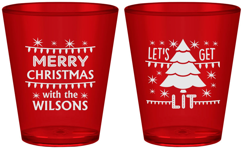Custom Christmas Plastic Shot Glasses - Nutcracker | 280052