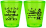 Custom Christmas Plastic Shot Glasses - Snowflakes | 280053
