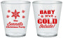 Custom Christmas Plastic Shot Glasses - Joy To The World | 280054