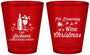 Custom Christmas Plastic Shot Glasses - Bah Hum Bug | 280056