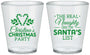 Custom Christmas Plastic Shot Glasses - Naughty List | 280059