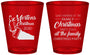 Custom Christmas Plastic Shot Glasses - Santa Claus | 280060