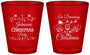 Custom Christmas Plastic Shot Glasses - Wine | 280068