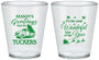 Custom Christmas Plastic Shot Glasses - Season Greetings | 280071