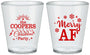 Custom Christmas Plastic Shot Glasses - Merry Af | 280078