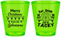 Custom Christmas Plastic Shot Glasses - Eat Drink Tacky | 280081