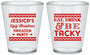 Custom Christmas Plastic Shot Glasses - Eat Drink Tacky | 280082