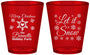 Custom Christmas Plastic Shot Glasses - Let Is Snow | 280088