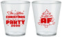 Custom Christmas Plastic Shot Glasses - Lit Af | 280090