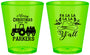 Custom Christmas Plastic Shot Glasses - Country | 280097