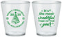 Custom Christmas Plastic Shot Glasses - Wonderful Time For A Beer | 280099