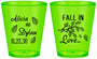 Custom Wedding Plastic Shot Glasses - Fall In Love | 283