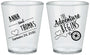 Custom Wedding Plastic Shot Glasses - The Adventure Begins | 284