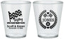 Custom Wedding Plastic Shot Glasses - Racing | 289
