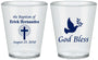 Custom Baptism Plastic Shot Glasses - God Bless | 290005