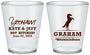 Custom Wedding Plastic Shot Glasses - Got Hitched | 296