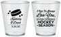 Custom Wedding Plastic Shot Glasses - Hockey | 300