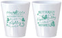 Custom 16th Birthday Plastic Shot Glasses - Butterfly Wishes | 300001