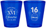 Custom 16th Birthday Plastic Shot Glasses - Cupcake | 300007