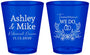 Custom Rehearsal Dinner Plastic Shot Glasses - Tomorrow We Do | 30002