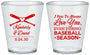 Custom Wedding Plastic Shot Glasses - Baseball | 301