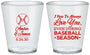 Custom Wedding Plastic Shot Glasses - Baseball | 303