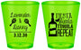 Custom Wedding Plastic Shot Glasses - Fiesta Siesta Tequila Repeat | 306