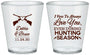 Custom Wedding Plastic Shot Glasses - Hunting | 308